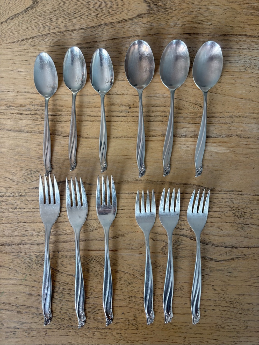 Set of 12 Vintage Rogers and Son Silverware